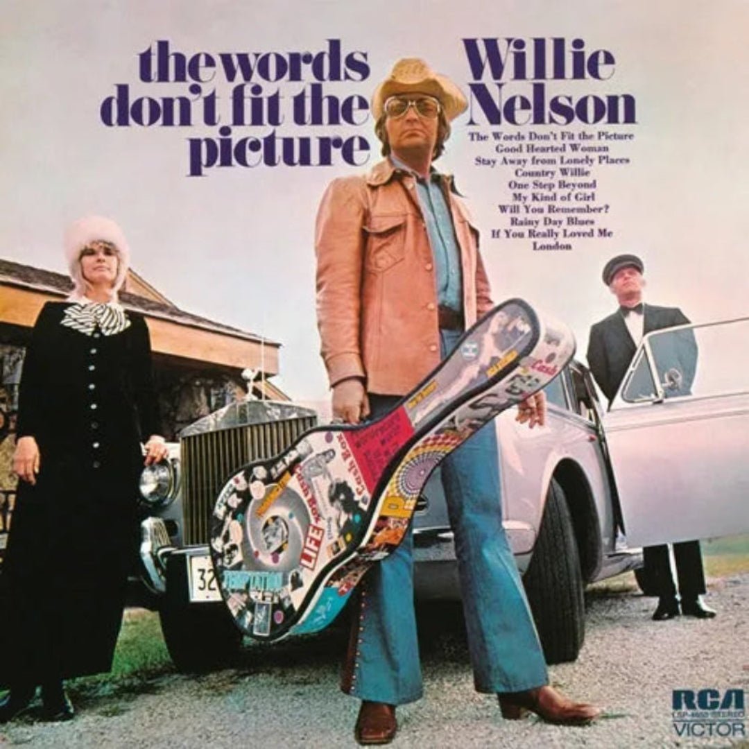 CD reissue of The Words Don’t Fit the Picture with dark country themes.