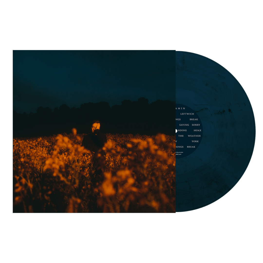 Some Things Break vinyl showing soft textured design and indie folk styling