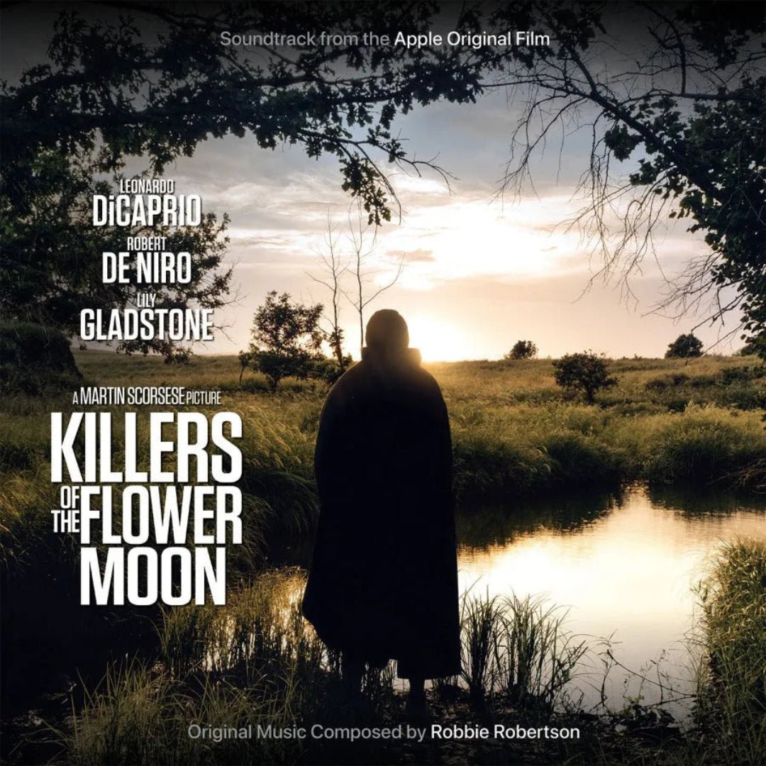 Gatefold soundtrack of Killers Of The Flower Moon featuring Robbie Robertson’s score
