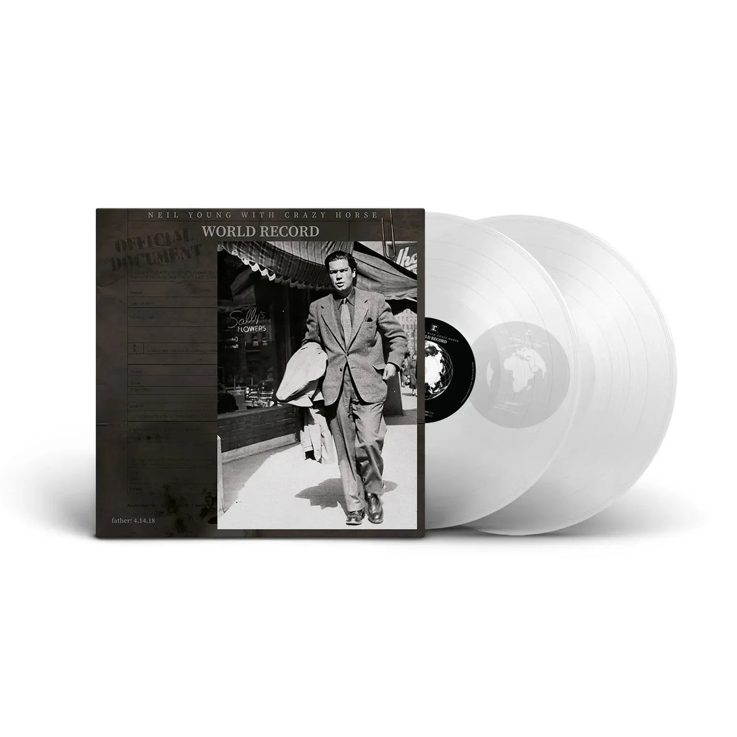 Neil Young & Crazy Horse - World Record 2 LP Set Clear Vinyl - 2 - LP - Orchard Records
