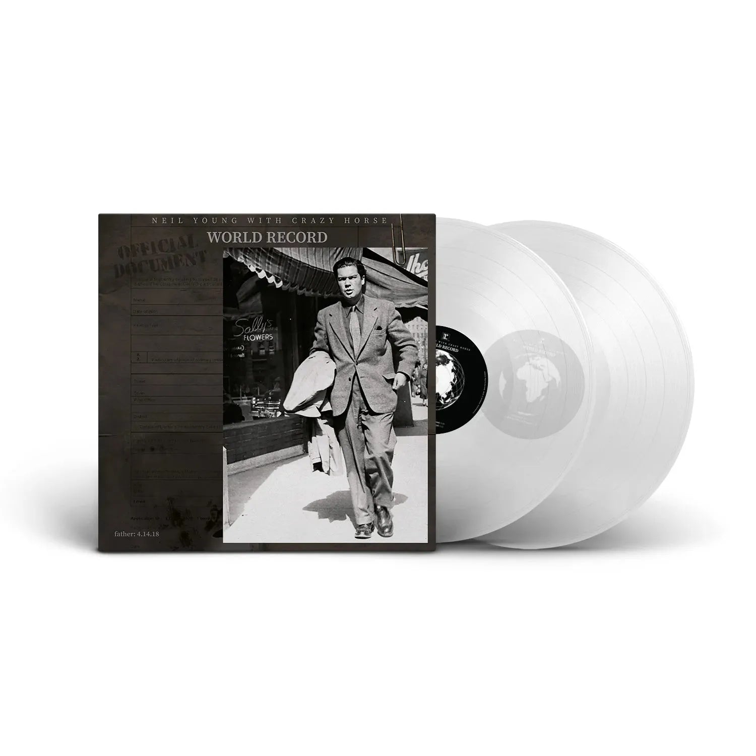 Neil Young & Crazy Horse - World Record 2 LP Set Clear Vinyl - 2 - LP - Orchard Records