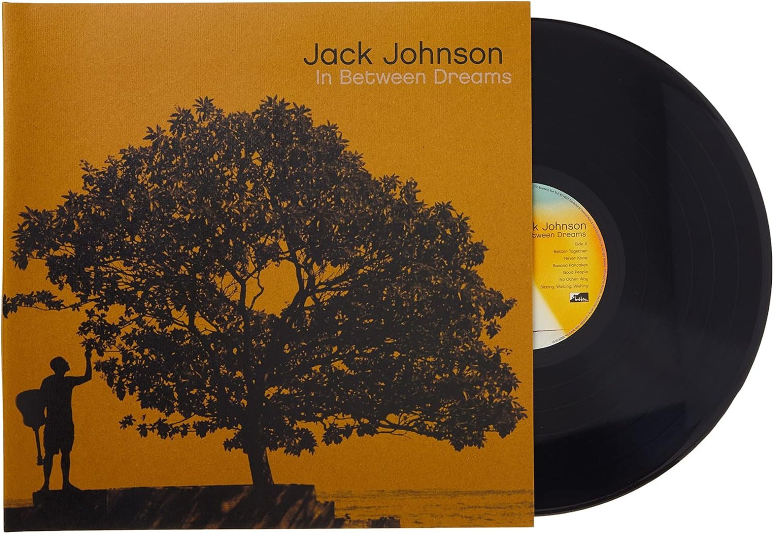 Vinyl edition of Jack Johnson’s In Between Dreams album