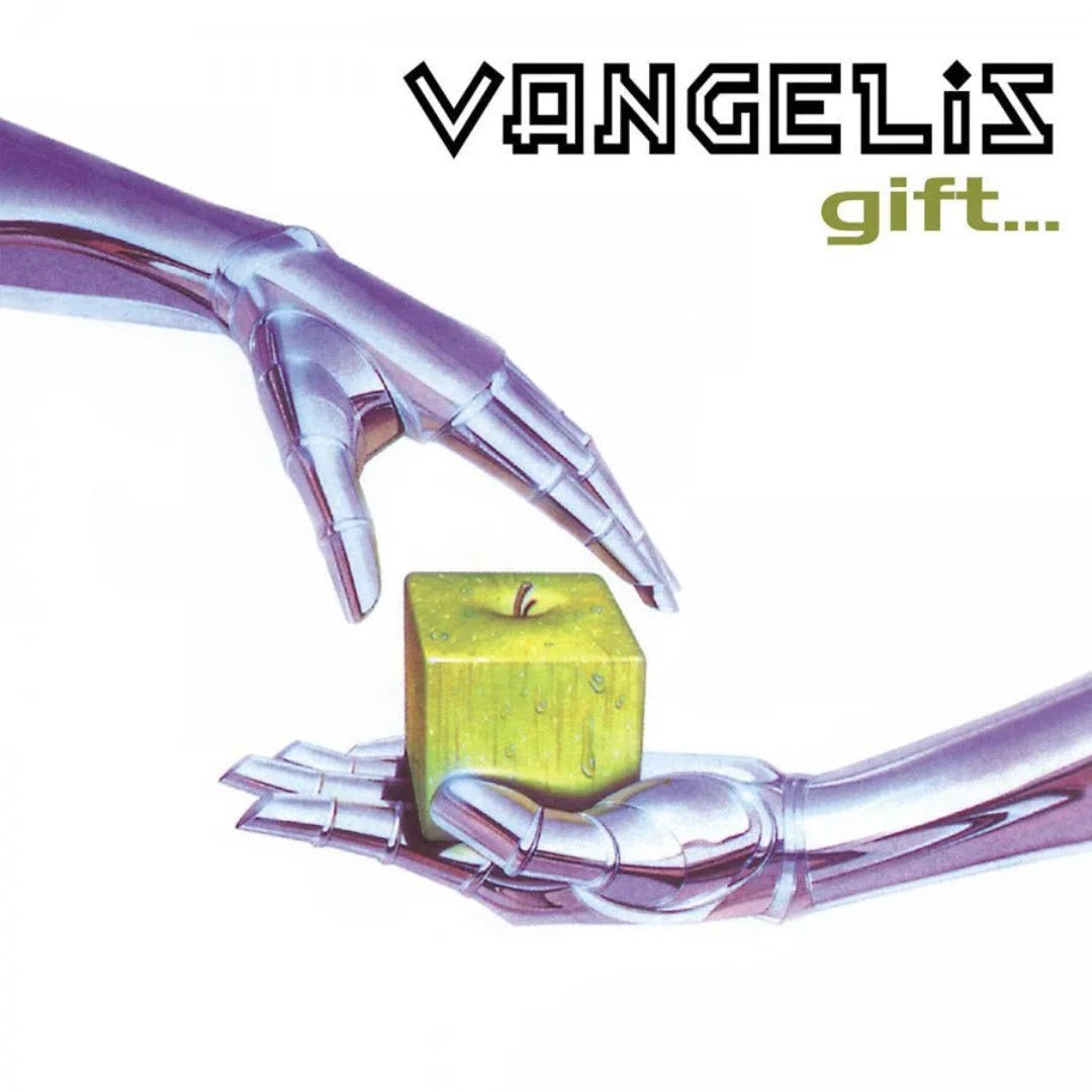 Vangelis Gift album cover featuring minimalist design and ambient aesthetic