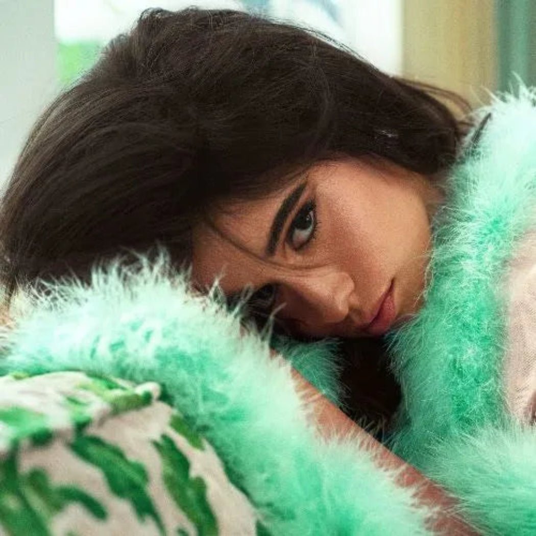 Camila Cabello – Familia LP on green vinyl featuring Latin-pop hits and vibrant rhythms.
