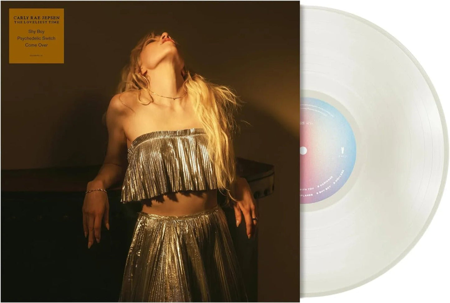 Gatefold packaging and details of Carly Rae Jepsen The Loneliest Time LP