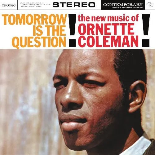 Ornette Coleman Tomorrow Is The Question! LP cover featuring 1959 jazz artwork