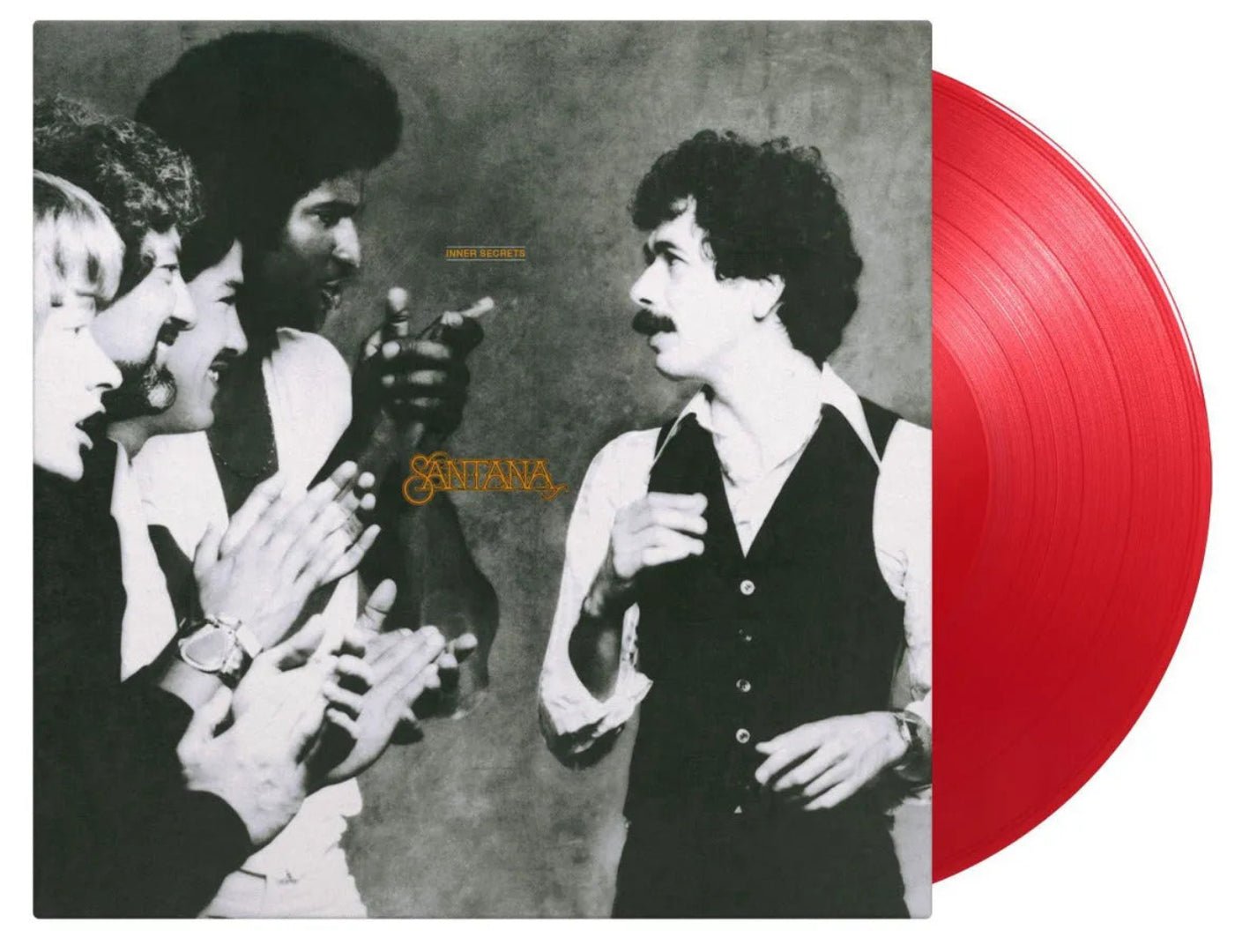 Inner Secrets album by Santana on translucent red vinyl with insert

