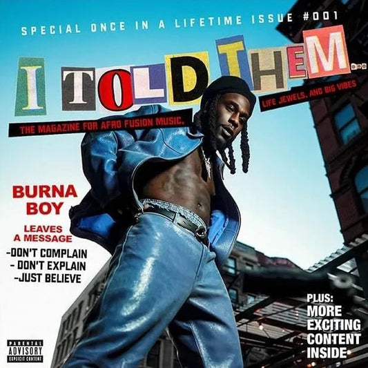 Burna Boy - I Told Them... CD - 1 - CD - Orchard Records