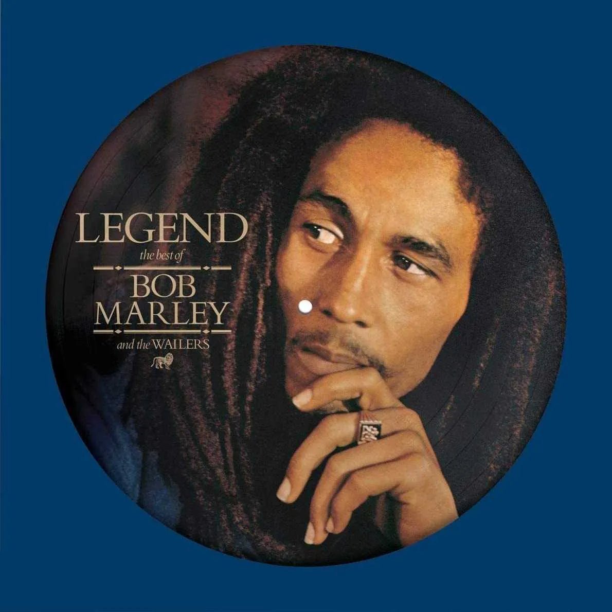 Bob Marley & The Wailers Legend picture disc LP featuring No Woman No Cry and One Love