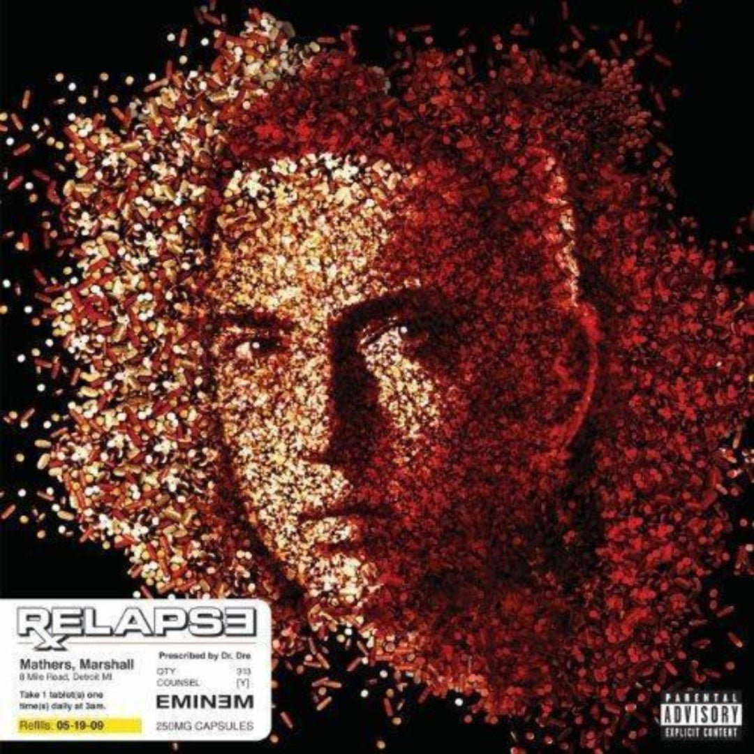 Eminem Relapse sixth studio album cover artwork concept themes
