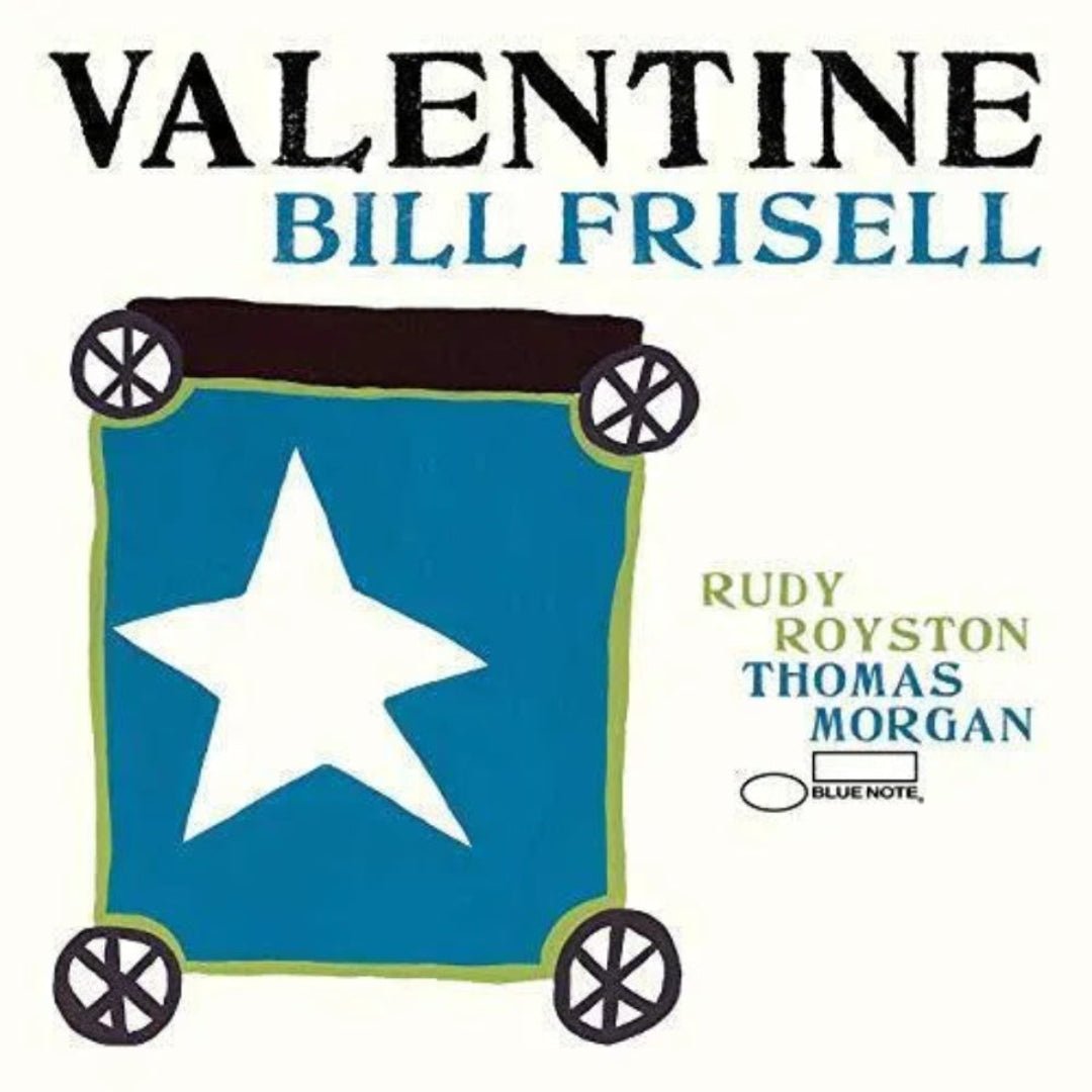 Bill Frisell performing with Thomas Morgan and Rudy Royston on Valentine album session.
