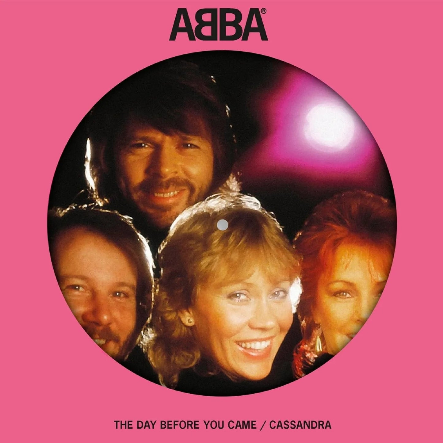 Limited edition ABBA Head Over Heels 7″ picture disc with classic The Visitors artwork.

