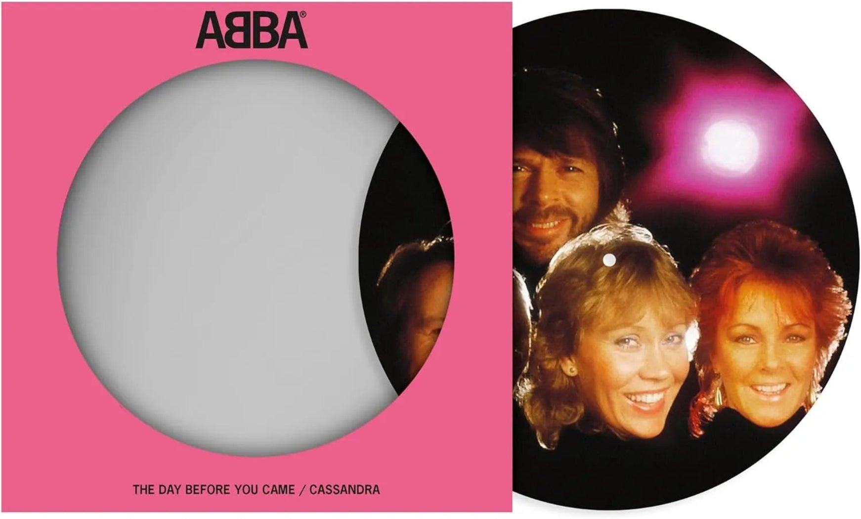 ABBA Head Over Heels 7″ single on picture disc with B-side companion track.
