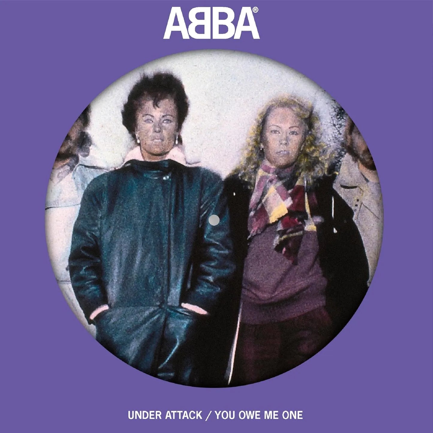 ABBA Head Over Heels 7 inch picture disc single with original era band imagery

