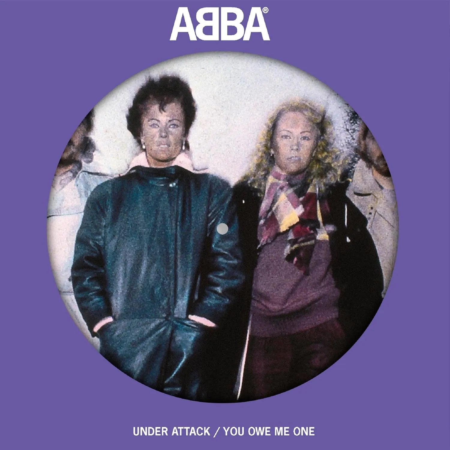 ABBA Head Over Heels 7 inch picture disc single with original era band imagery

