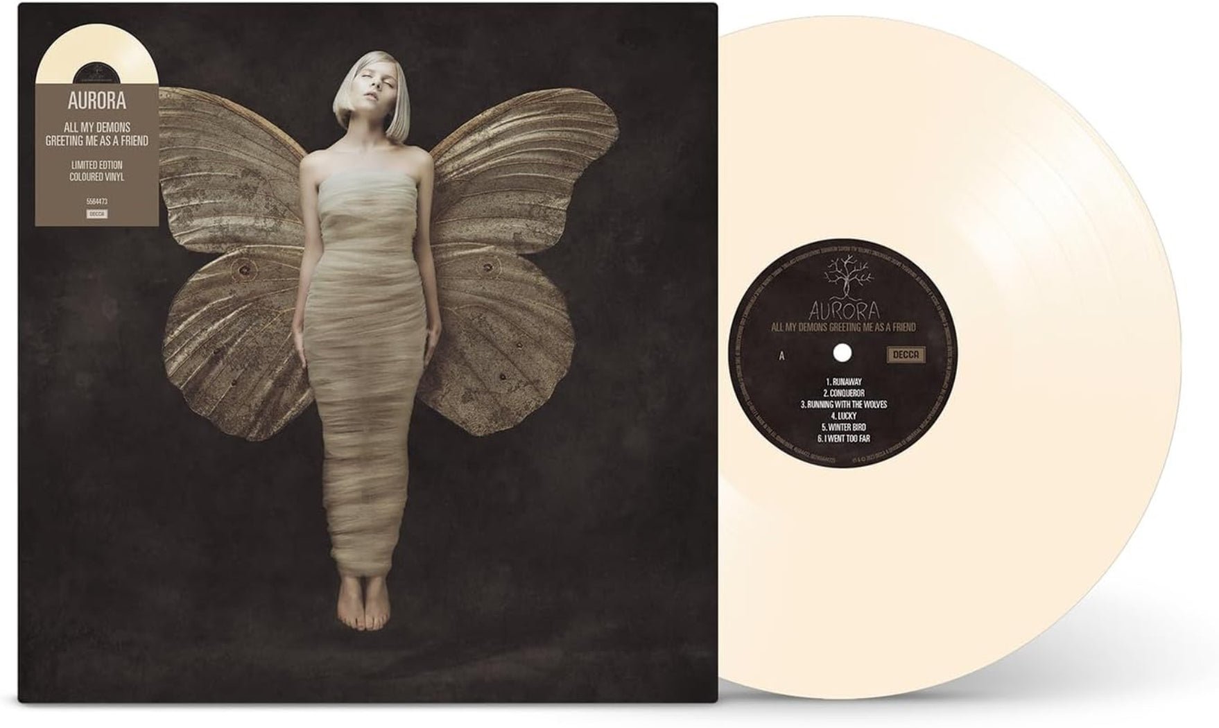 Aurora debut album All My Demons Greeting Me As A Friend cream vinyl LP