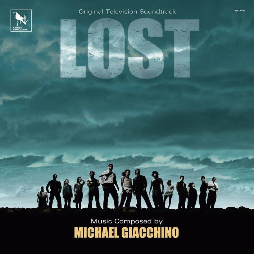 Michael Giacchino Lost Season 1 soundtrack cover silver foil artwork