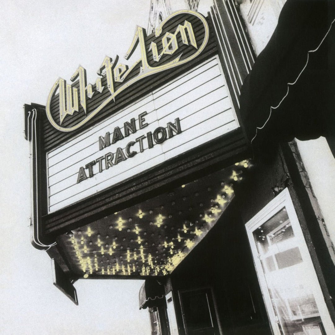 White Lion Mane Attraction black vinyl LP featuring Love Don’t Come Easy and Lights