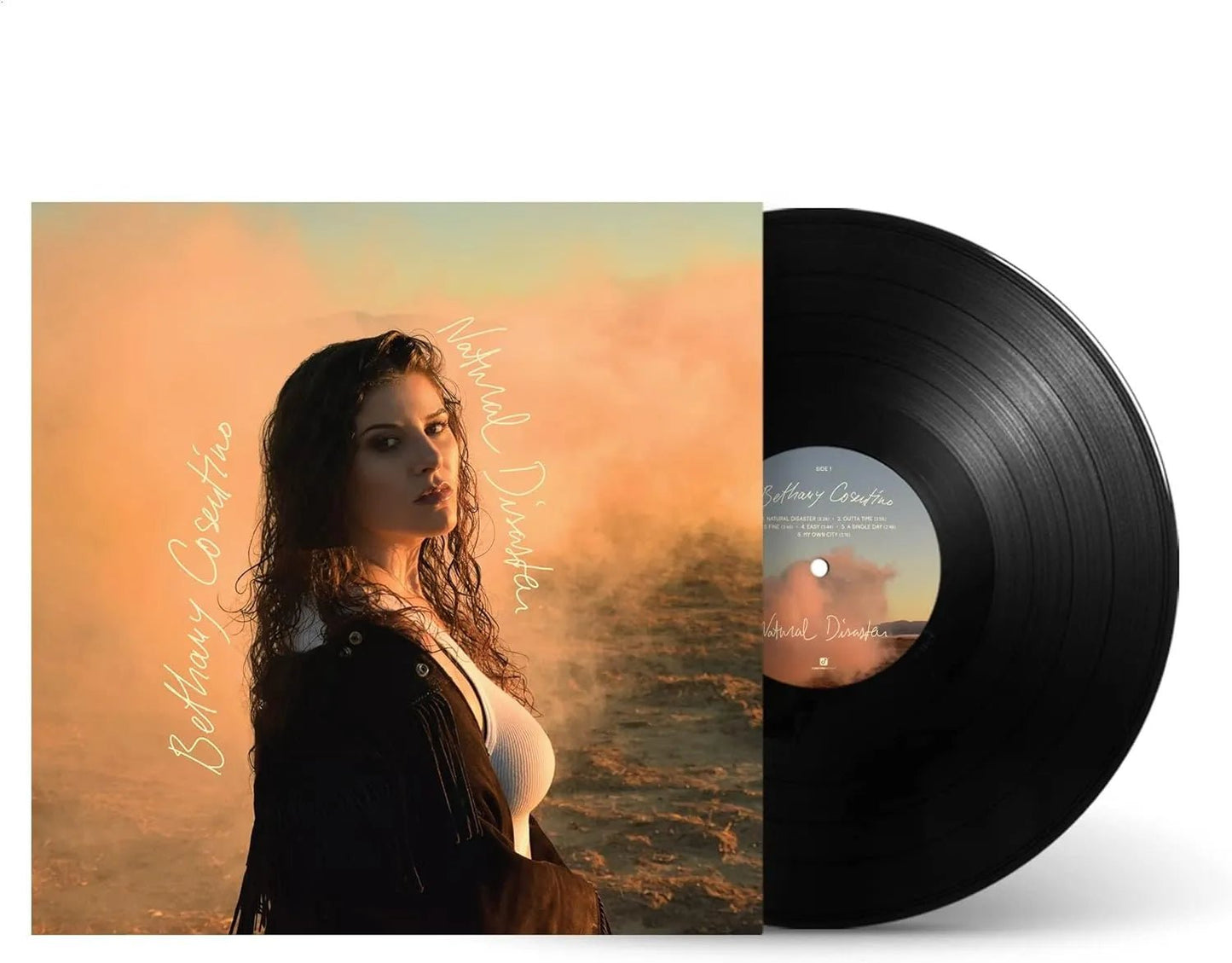 Cover of Natural Disaster, showing intimate, reflective mood of the album tracks