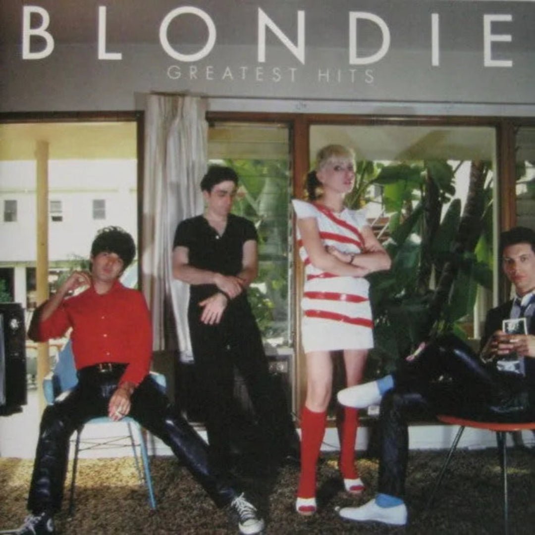 Blondie Greatest Hits CD + DVD set cover artwork with iconic tracks