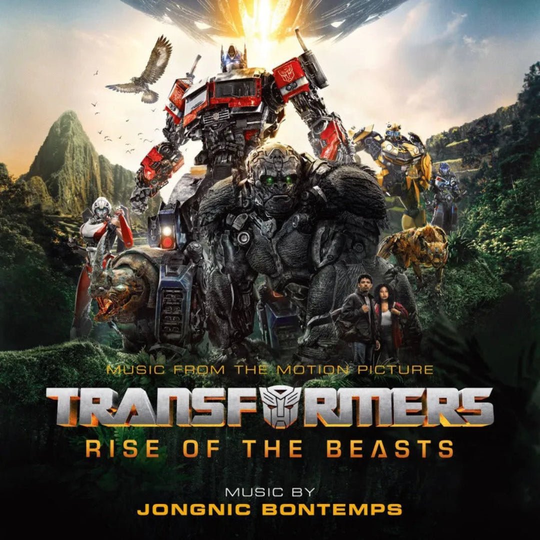 Limited edition green vinyl of Rise of the Beasts expanded film score