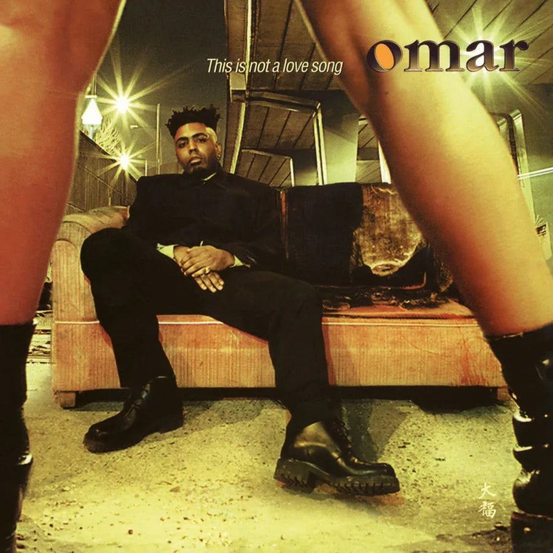 Omar This Is Not A Love Song limited edition gold black marbled vinyl LP

