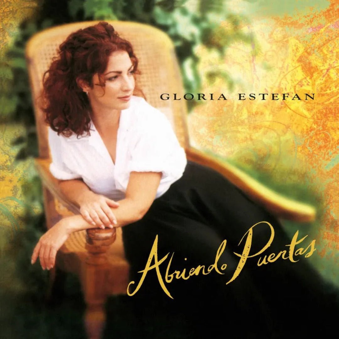Gloria Estefan Abriendo Puertas translucent green vinyl LP