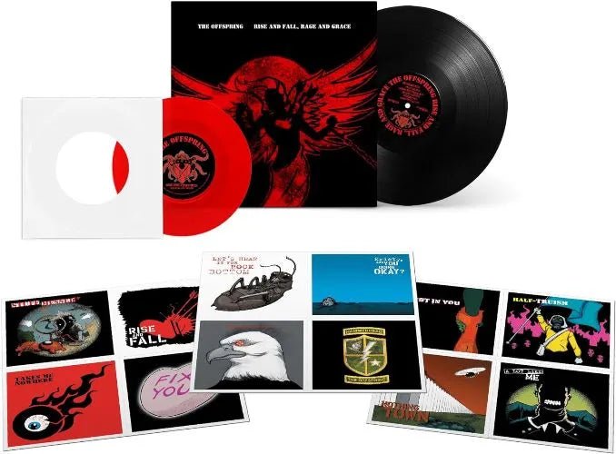 The Offspring - Rise and Fall, Rage and Grace LP +7" Single Red Vinyl - 2 - LP - Orchard Records