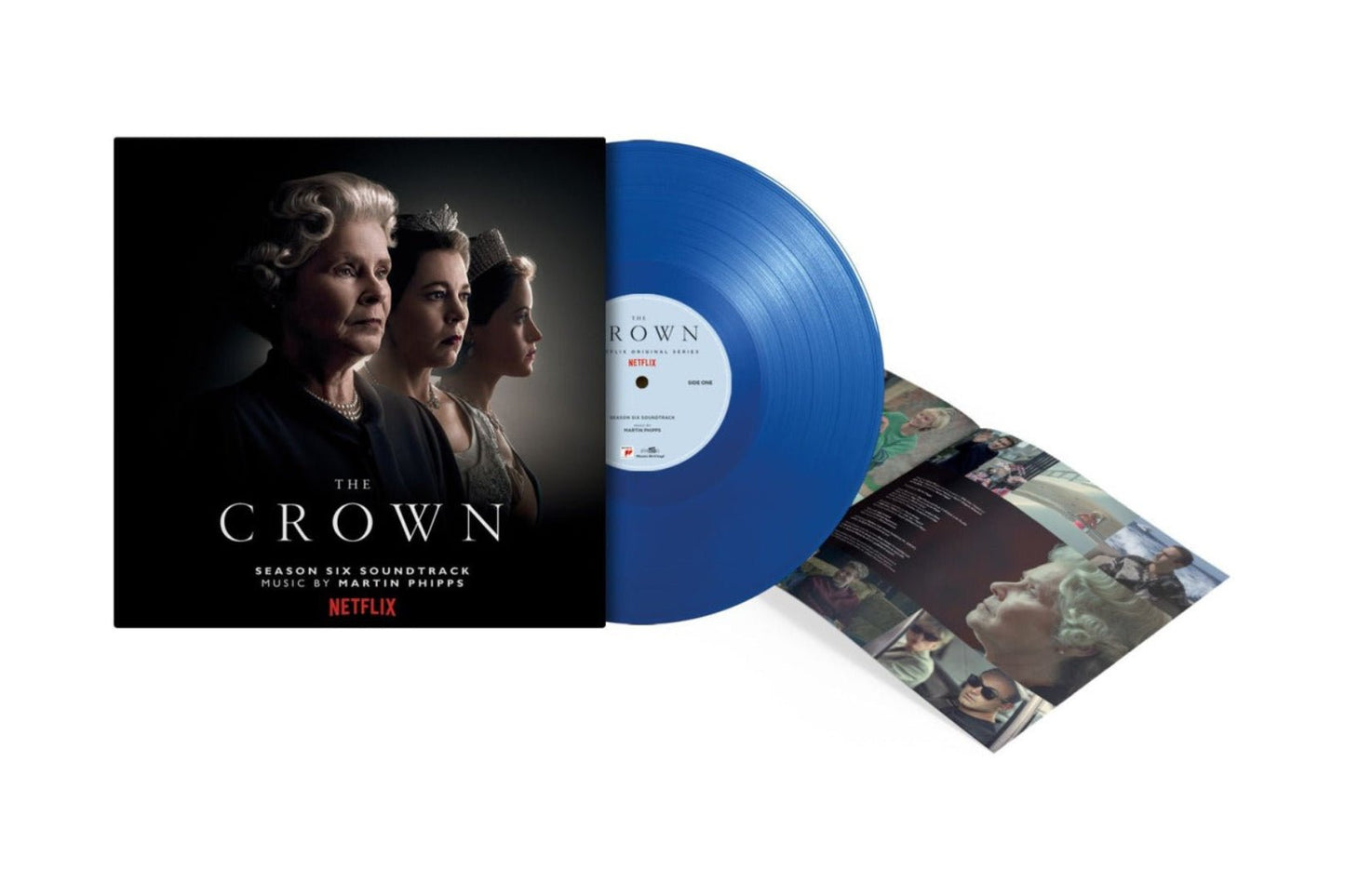 Limited edition vinyl of The Crown Season 6 with original music by Martin Phipps