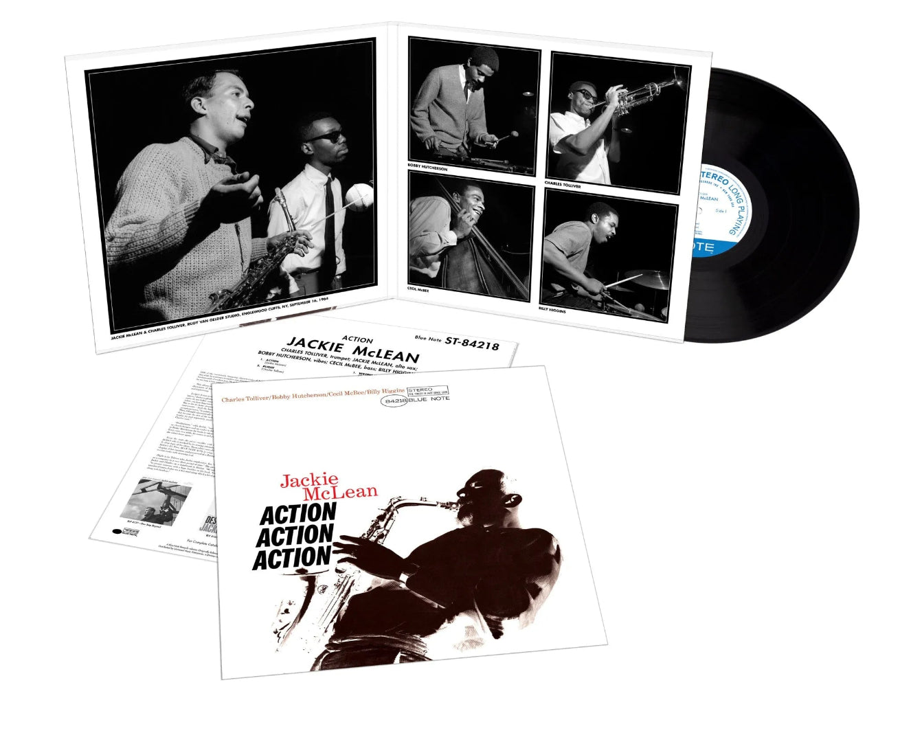 Jazz legend Jackie McLean Action 1964 Blue Note LP mastered by Kevin Gray.