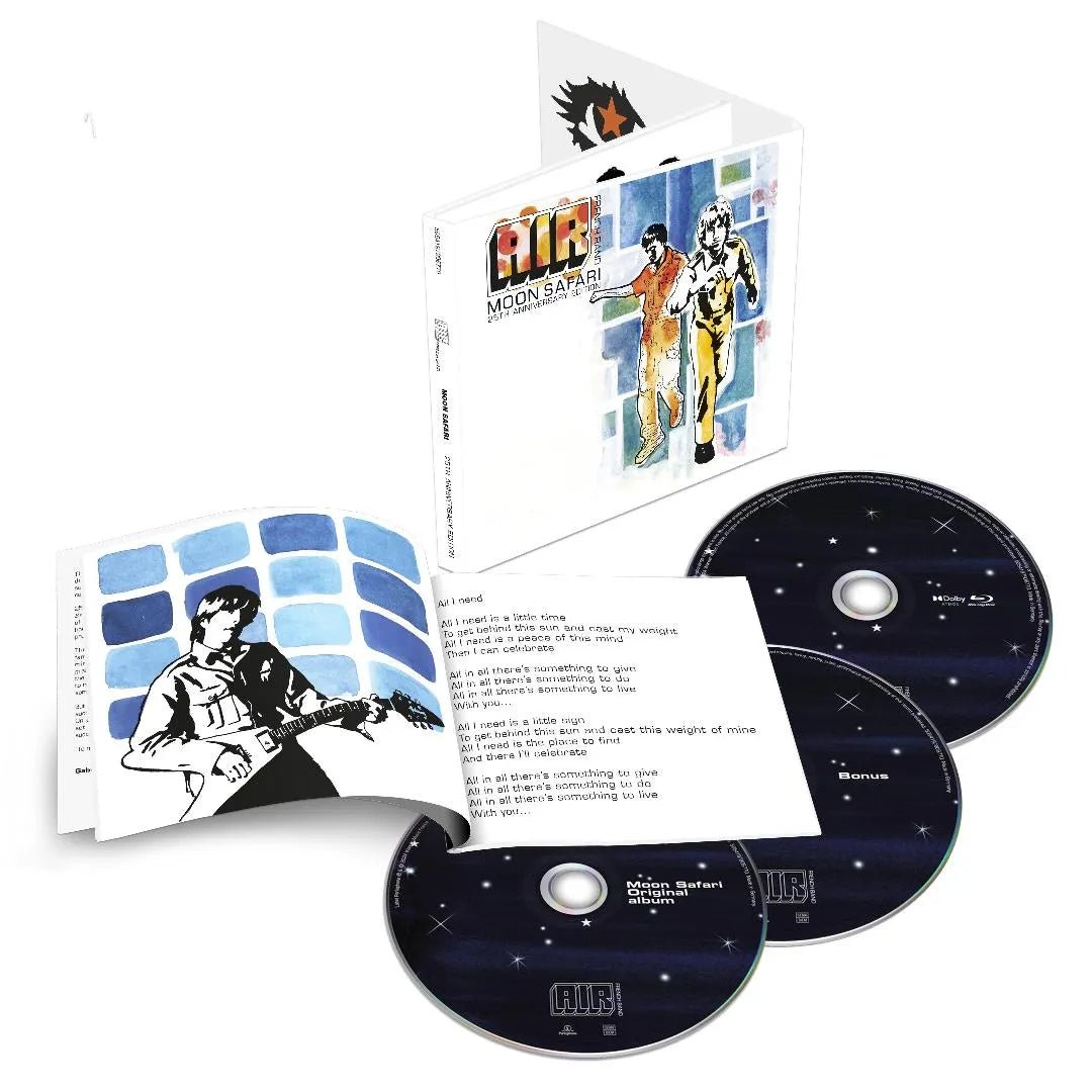 Air - Moon Safari: 25th Anniversary edition 2 CD + Blu-Ray Set - 2 - CD - Orchard Records
