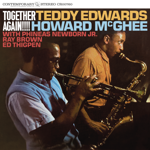 Howard McGhee & Teddy Edwards - Together Again!!!! (7258972) LP Due 12th July