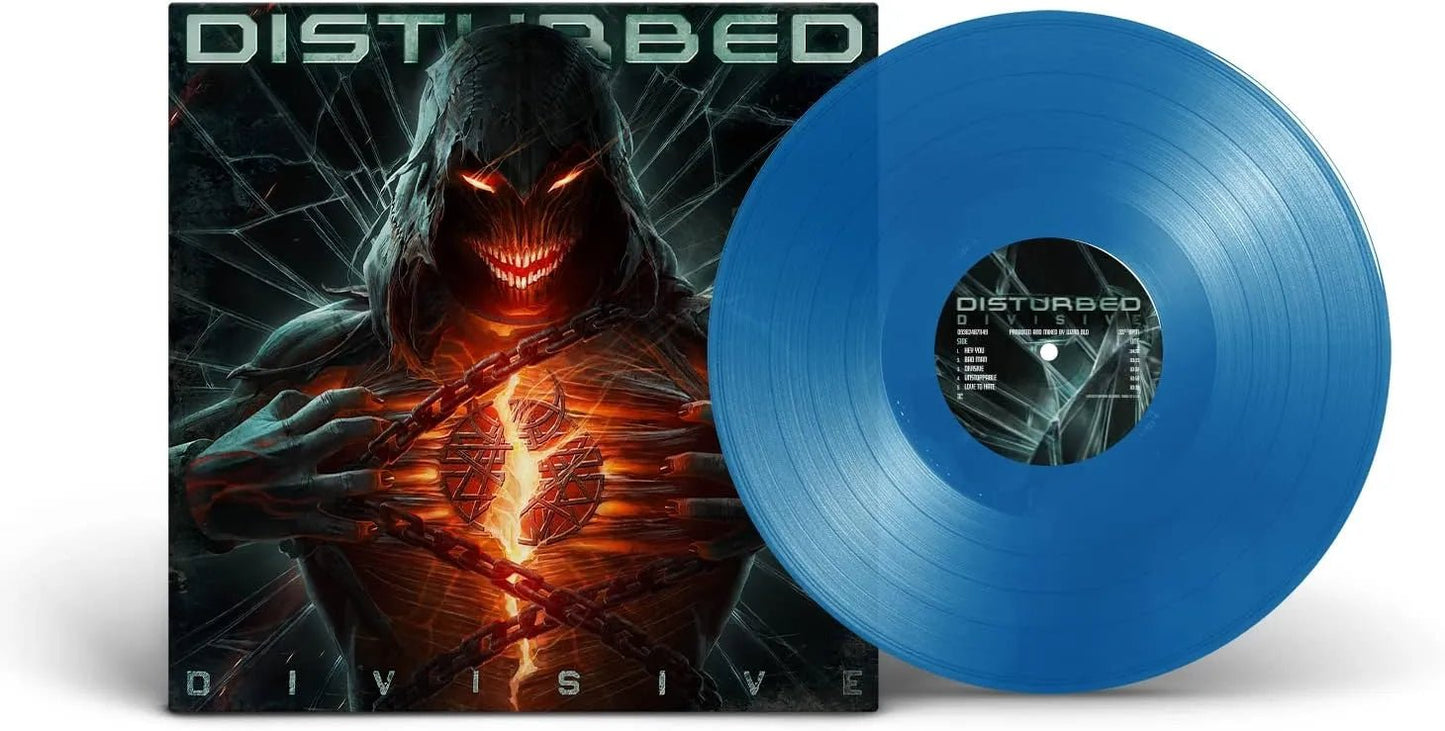 Disturbed - Divisive LP Blue Vinyl - 2 - LP - Orchard Records