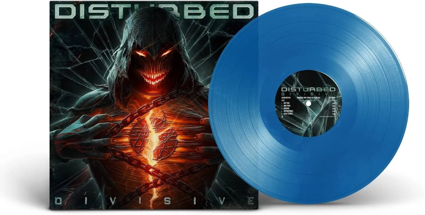 Disturbed - Divisive LP Blue Vinyl - 2 - LP - Orchard Records