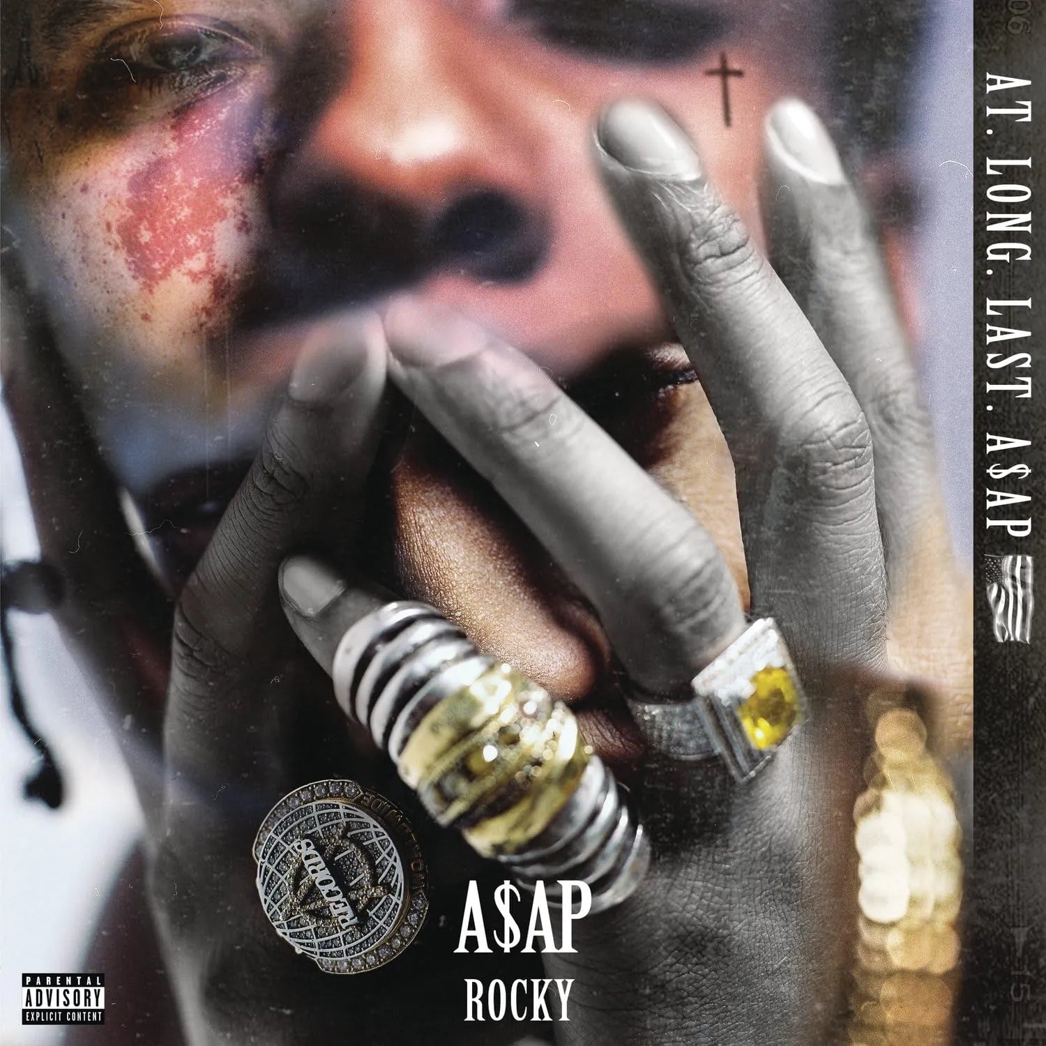 A$AP Rocky second studio album cover with hip-hop and rap visuals