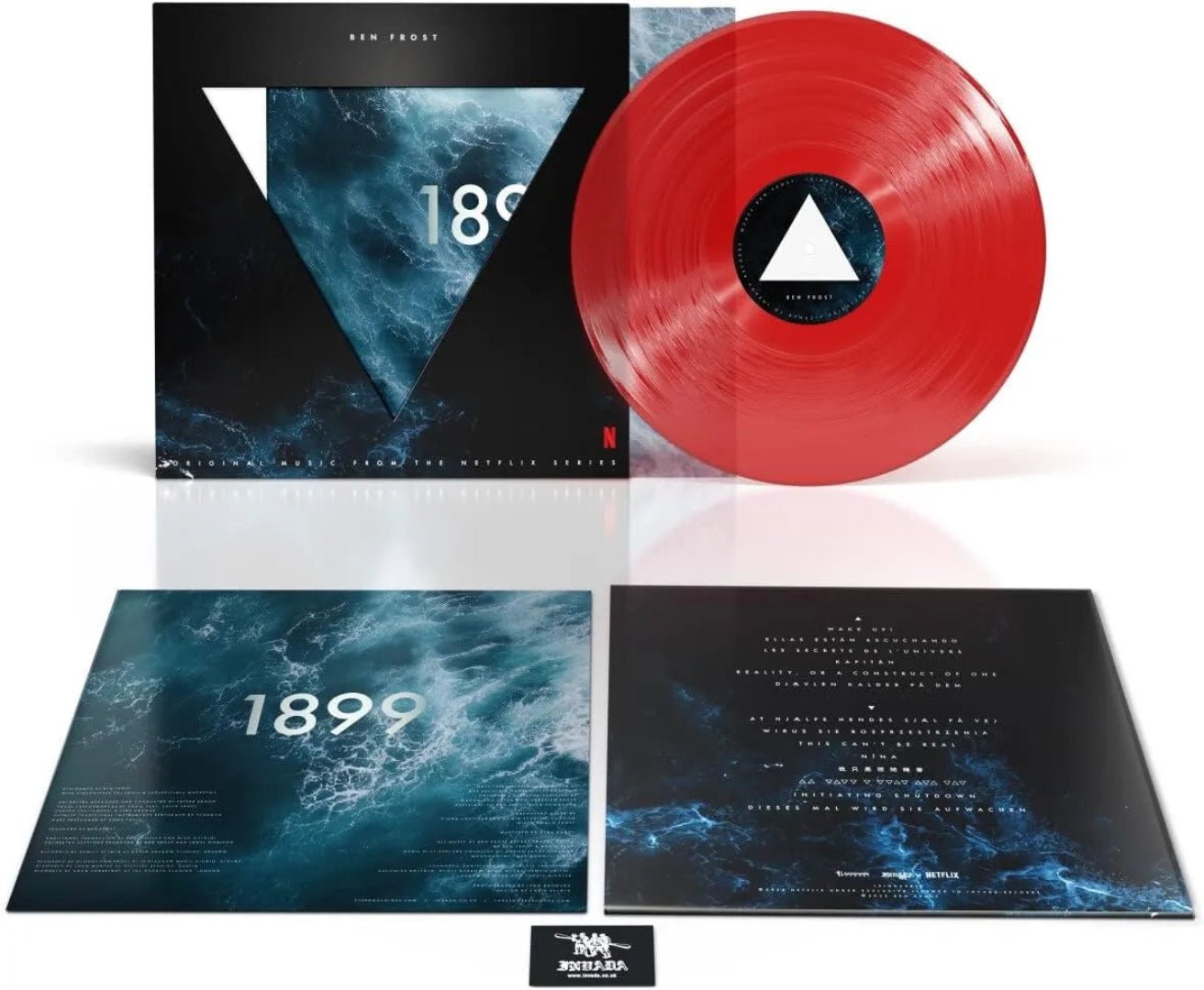 1899 original score vinyl LP by Ben Frost featuring exclusive bonus tracks