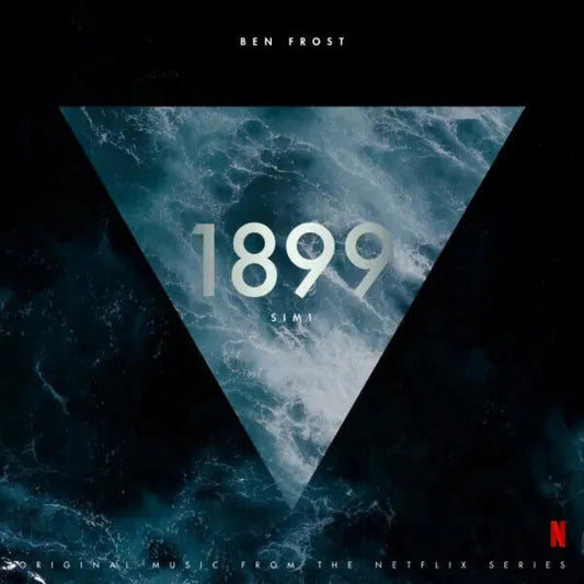 Ben Frost 1899 Netflix soundtrack on translucent red vinyl with die-cut sleeve
