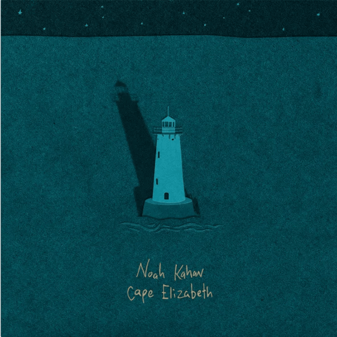 Noah Kahan Cape Elizabeth aqua vinyl 12 inch single record cover