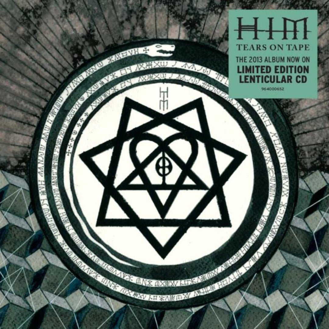 Tears On Tape CD by HIM gothic rock and love metal artwork
