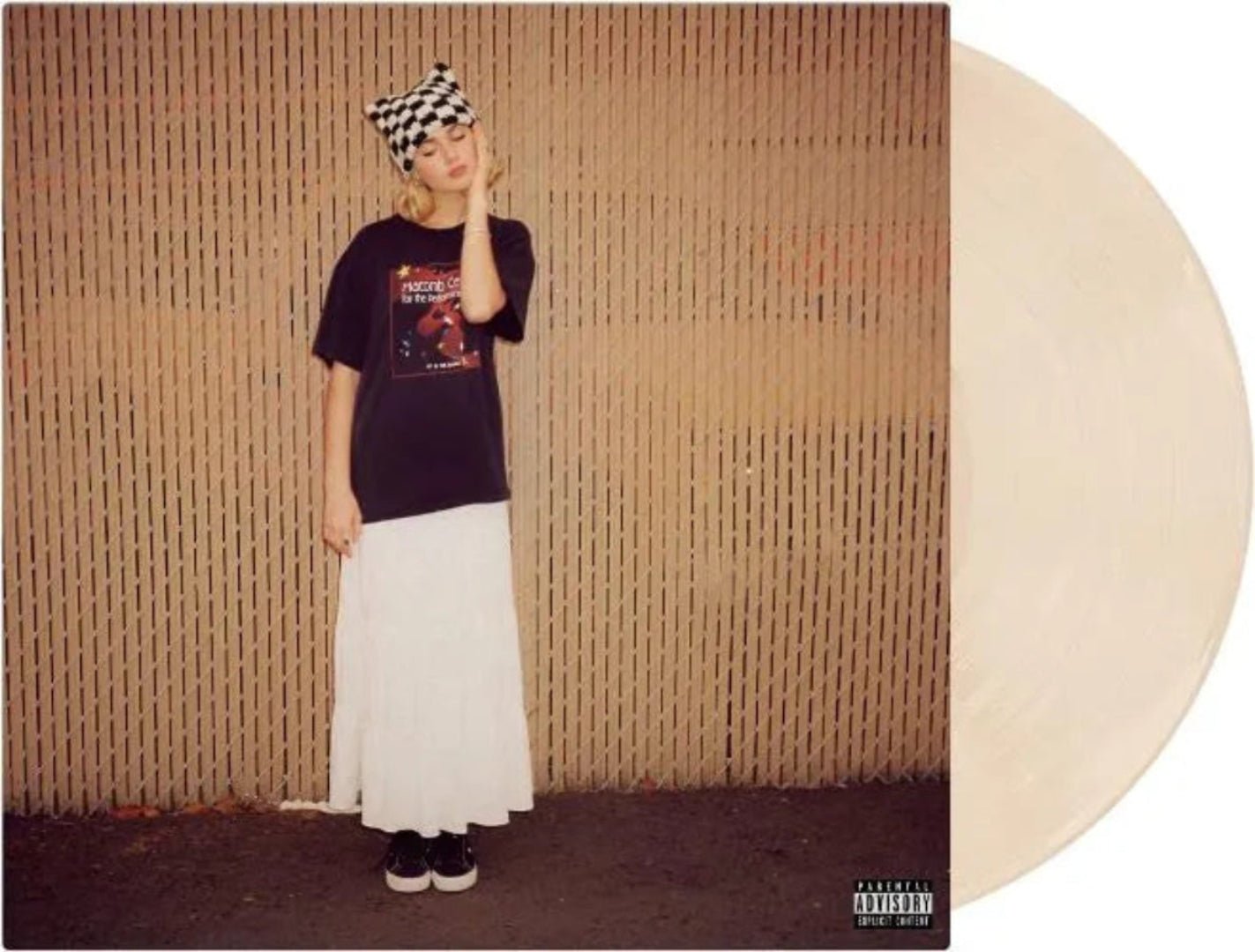 CD artwork for Claire Rosinkranz Just Because, 13-track debut album capturing the highs and lows of growing up.