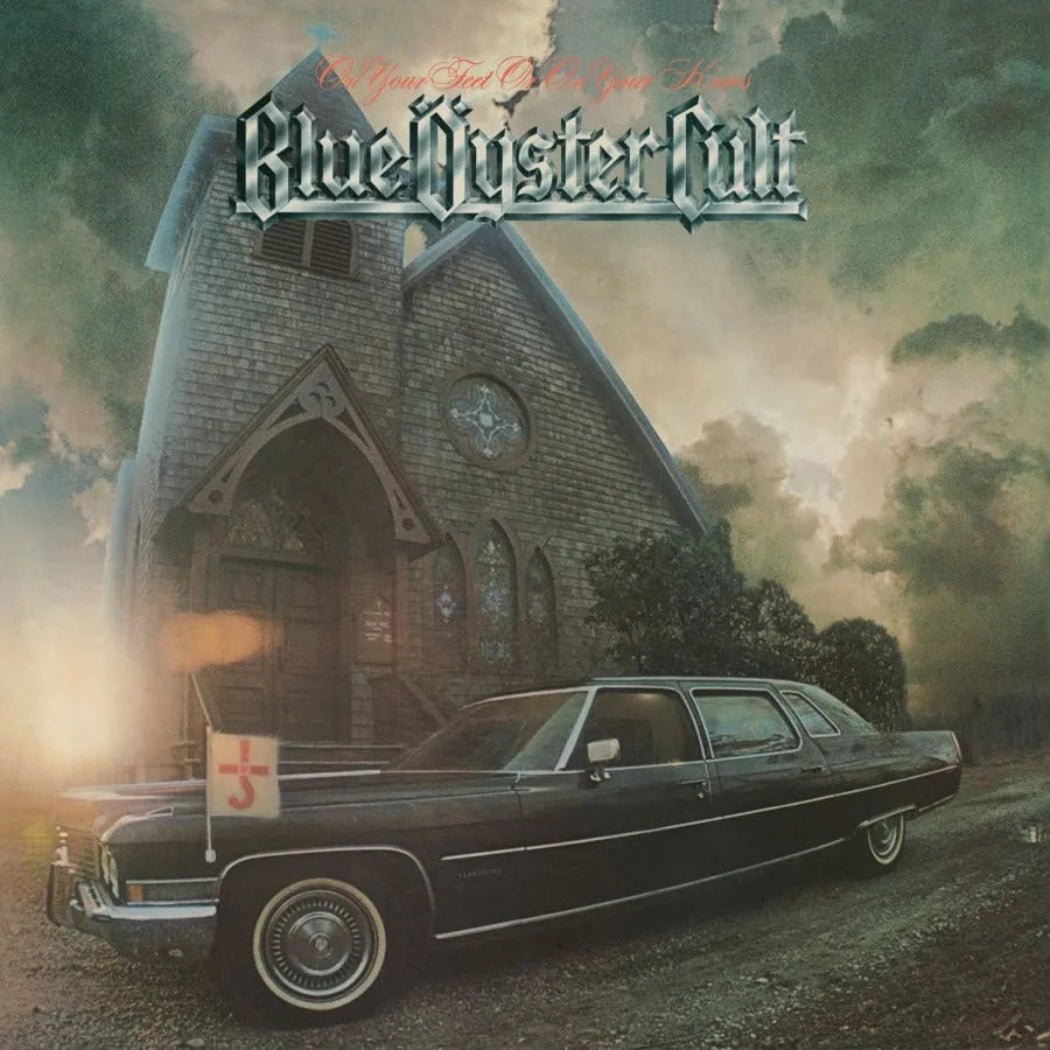 Blue Öyster Cult On Your Feet Or On Your Knees live album silver marbled vinyl