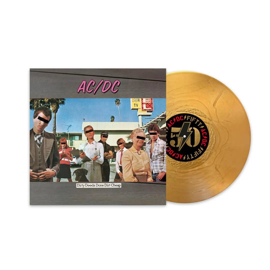 Dirty Deeds LP gold edition with Bon Scott vocals and limited print