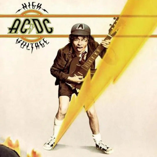 AC/DC High Voltage limited edition LP with 12”x12” AC/DC 50 print insert