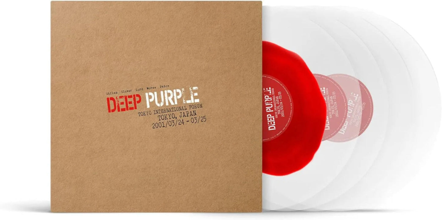 Limited edition Deep Purple Live in Tokyo 2001 concert album artwork