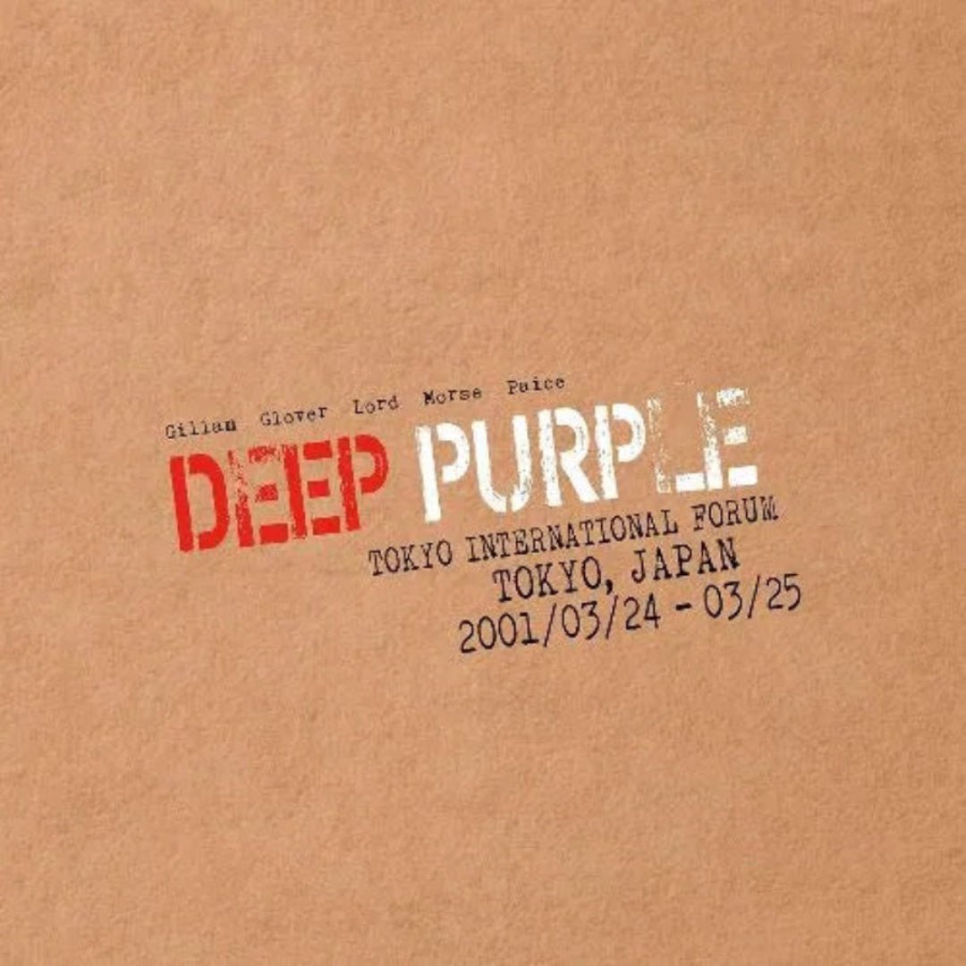 Deep Purple Live in Tokyo 2001 album cover from the Soundboard Series edition