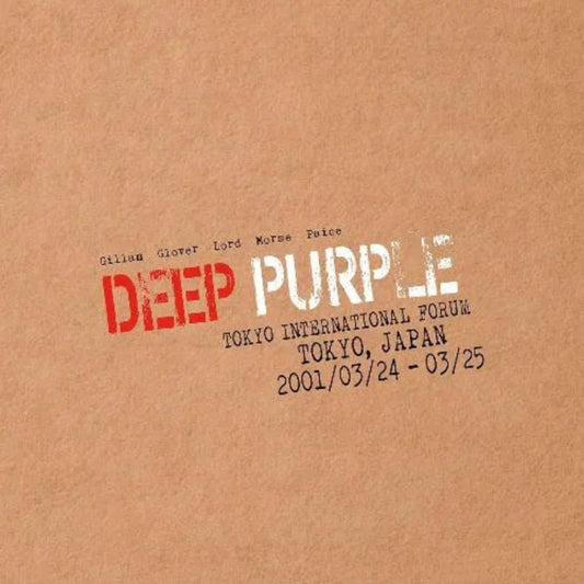 Deep Purple Live in Tokyo 2001 album cover from the Soundboard Series edition