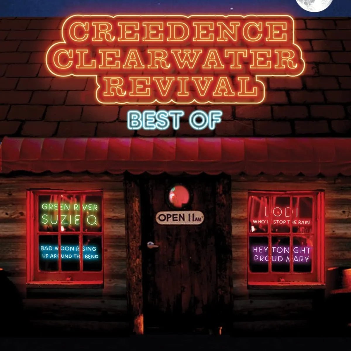 Creedence Clearwater Revival Best Of CD featuring hits like Proud Mary and Bad Moon Rising