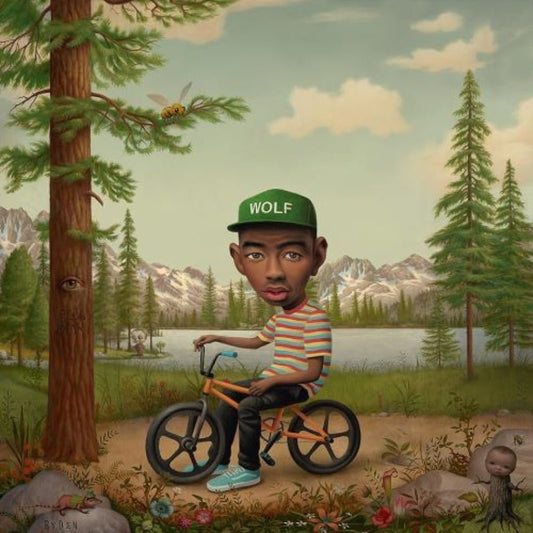 Tyler The Creator Wolf 2 LP album pressed on pink coloured vinyl edition