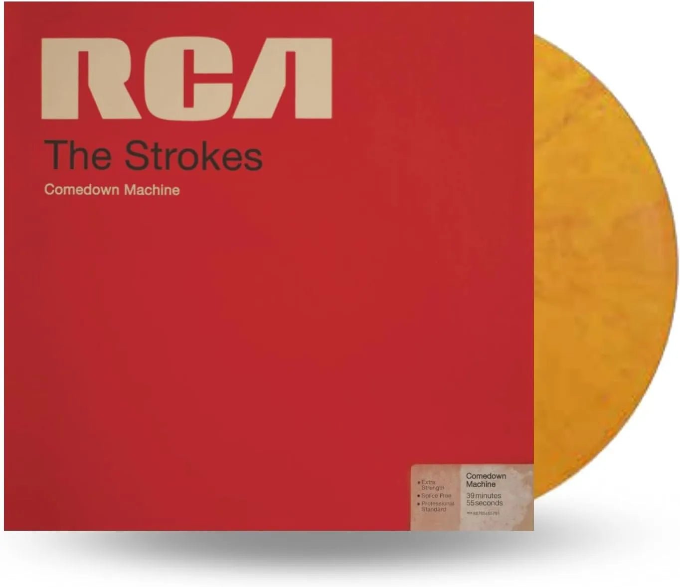 The Strokes - Comedown Machine LP Yellow & Red Marbled Vinyl - 2 - LP - Orchard Records