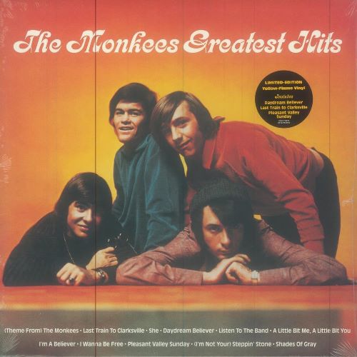 The Monkees - Greatest Hits (8122782706) LP Yellow Flame Vinyl